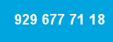 929 677 71 18 929 677 71 18